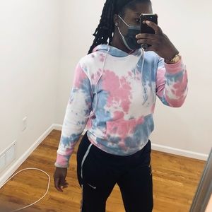 The dye hoodies - pink or orange